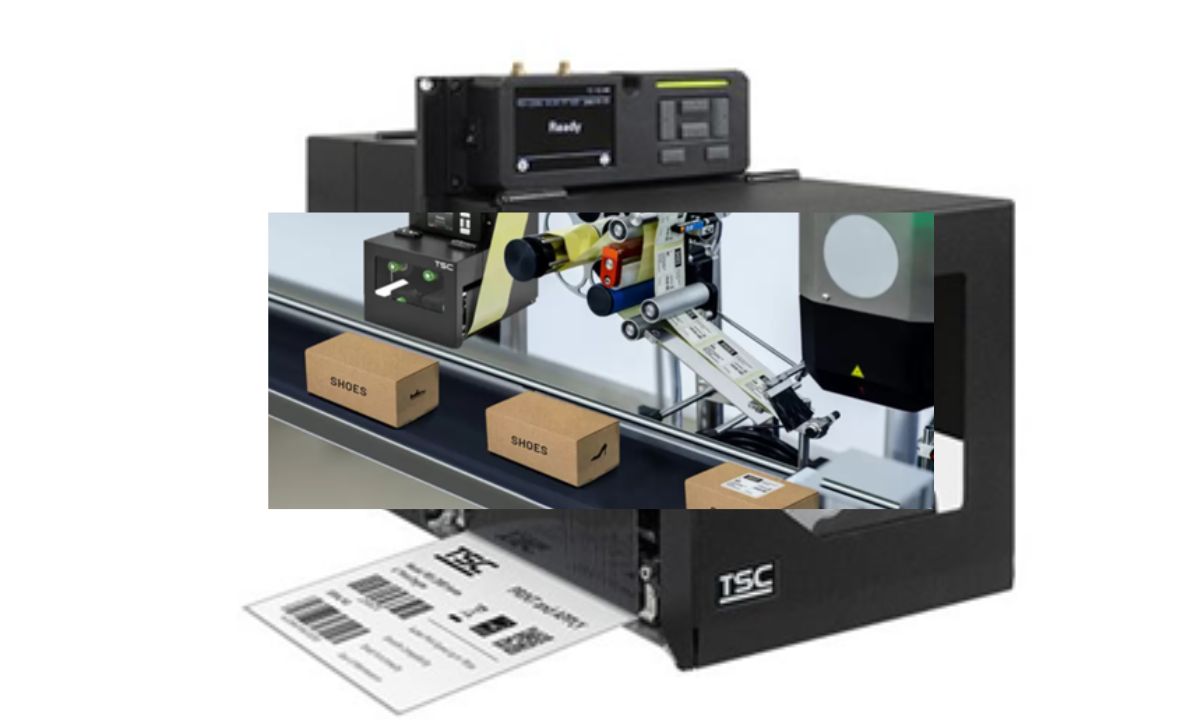 TSC PEX-2360L - Side View showing large roll capacity